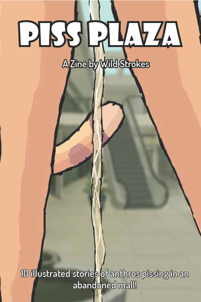Piss Plaza zine cover by WildStrokes.